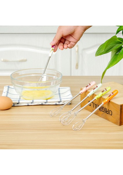 Pembe 1 Adet Seramik Kolu Yumurta Çırpıcı Kahve Sütlü Içecek Mini Mikser Karıştırma Çırpma Kek Pişirme Köpürtücü Köpürtücü Pratik Mutfak Aletleri (Yurt Dışından)