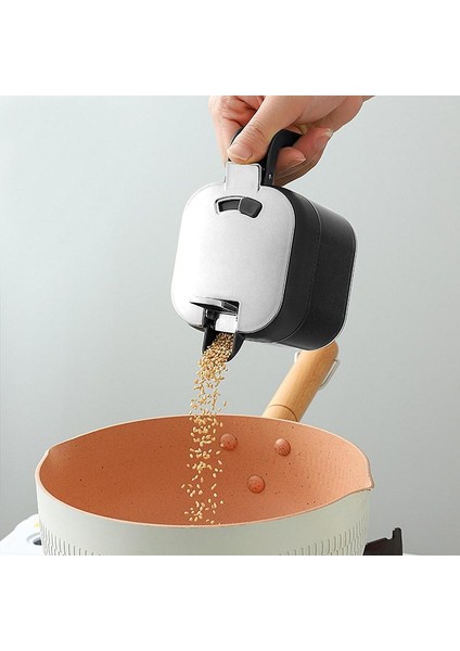 Altın Baharat Kutusu Konteyner Kavanoz Tuz Biber Baharat Organizatör Domates Salatası Ketçap Şişesi Mutfak Malzemeleri Depolama Seti Baharat Öğle Yemeği Kutusu (Yurt Dışından) fiyatları