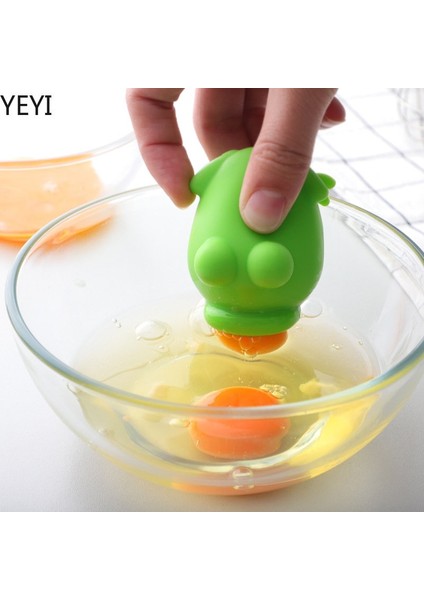 Yeşil Silikon Yumurta Ayırıcı Kılavuzu Mutfak Gereçleri (Yurt Dışından) fiyatları