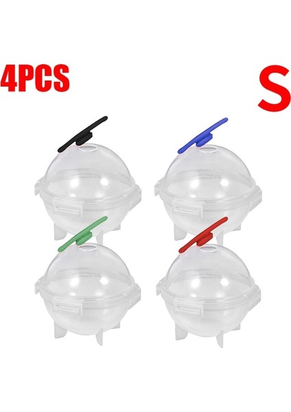 4pc 1 Delik A Rund Topu Buz Küpü Makineleri Yuvarlak Buz Hokeyi Kalıp Viski Kokteyl Votka Topu Buz Kalıp Bar Parti Mutfak Buz Kutusu Dondurma Araçları (Yurt Dışından) fiyatları