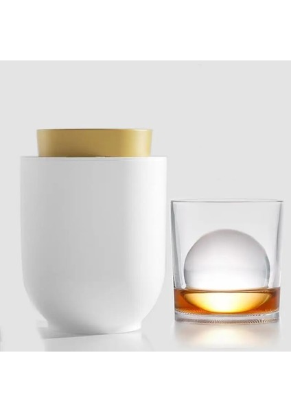 Yeşil Büyük Yuvarlak Buz Küpü Kalıp Kristal Kalıp Kokteyl Viski Içecek Için Kolay Bırakılan Dondurulmuş Buz Kalıbı (Yurt Dışından) fiyatları