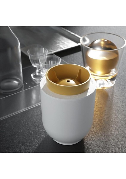 Yeşil Büyük Yuvarlak Buz Küpü Kalıp Kristal Kalıp Kokteyl Viski Içecek Için Kolay Bırakılan Dondurulmuş Buz Kalıbı (Yurt Dışından) modelleri