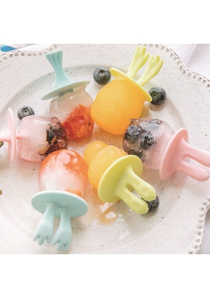 Yeşil A Dondurma Silikon Kalıplar Buz Küpü Makinesi Popsicle Kapaklı Kalıplar Dıy Buz Kalıp Şeker Çubuğu Buz Pop Maker Kalıp Mutfak Aksesuarları (Yurt Dışından)