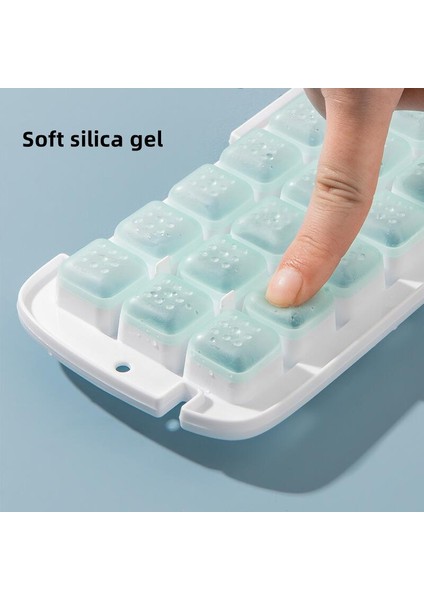 2 Ice Cube Tepsi Seti Yeni Silikon Buz Kalıbı ve Saklama Kutusu 2'si 1 Arada Ice Cube Tepsi Yapımı Kalıp Kutusu Maker Bar Mutfak Aksesuarları Mutfak Eşyaları Ev Aletleri (Yurt Dışından) indirimleri