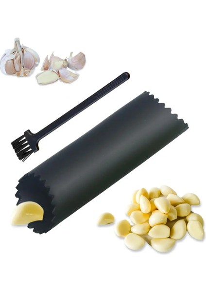 Küçük Fırça 1 Adet Toksik Olmayan Gıda Sınıfı Malzeme Silikon Sarımsak Striptizci Tüp Kolay Kullanışlı Sarımsak Soyucu Soyma Aracı Mutfak Pişirme Malzemeleri (Yurt Dışından)
