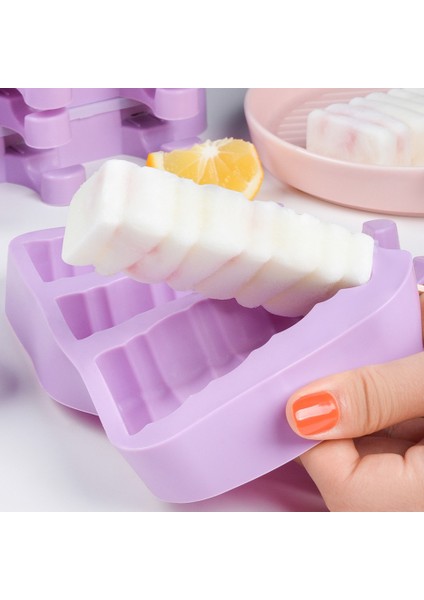 Diamend Kalp Sılıkolove Sağlıklı Silikon Dondurma Kalıbı Kolay Popsicle Kalıp Yeniden Kullanılabilir Dondurma Çubuğu Pop Kalıpları Dıy Yapımı Için Yaz Sık Kullanılanlar (Yurt Dışından)