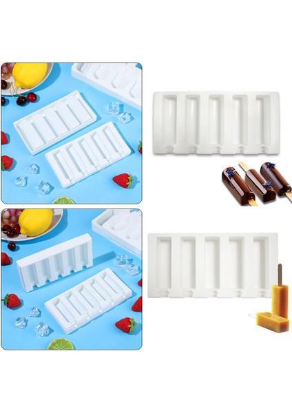 Stil 4 Dondurma Dıy Silikon Kalıp Çikolata Jöle Popsicle Kalıp Tepsisi Dondurulmuş Kalıp Buz Lolly Maker Mutfak Kek Dekorasyon Aksesuarları (Yurt Dışından) fiyatları