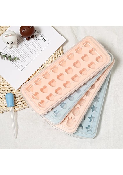 F Yaratıcı Mini Icecube Buz Kalıbı Kalıp Dıy Meyve Yapımı Küçük Kareler Yumuşak Şeker Jöle Puding Buz Yapım Makinesi Yeniden Kullanılabilir Bar Parti Aletleri (Yurt Dışından)