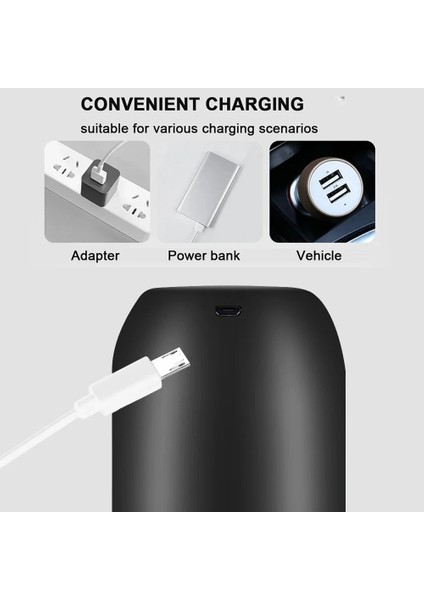 Siyah Yeni Su Şişesi Pompası Şarj Edilebilir USB Otomatik Elektrikli Su Sebili Pompa Şişe Su Pompası Otomatik Anahtar Içme Sebili (Yurt Dışından)