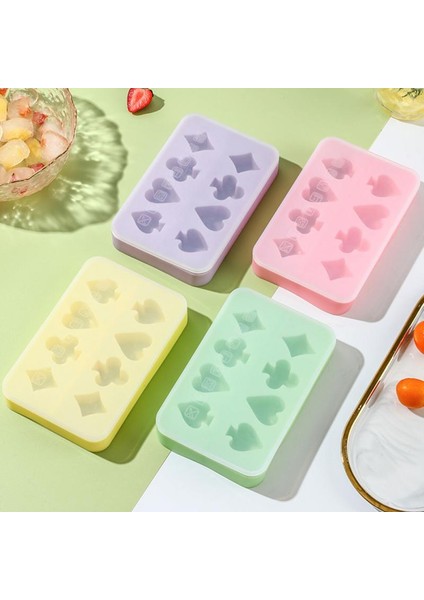 Mor Buz Kalıp Silikon Ev Buzdolapları Kapaklı Hızlı Dondurucu Gıda Sınıfı Buz Yapma Mutfak Yaz Aletleri (Yurt Dışından) indirimleri