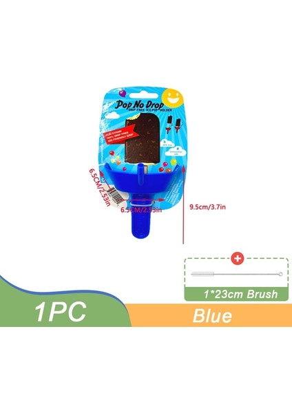 1 Adet Mavi Damlama Geçirmez Popsicle Tutucu Çocuk Dondurma Rafı Saman ile Taşınabilir Popsicle Dondurulmuş Davranır Raf Tepsisi Çocuklar Için Dondurma Tutucu (Yurt Dışından)