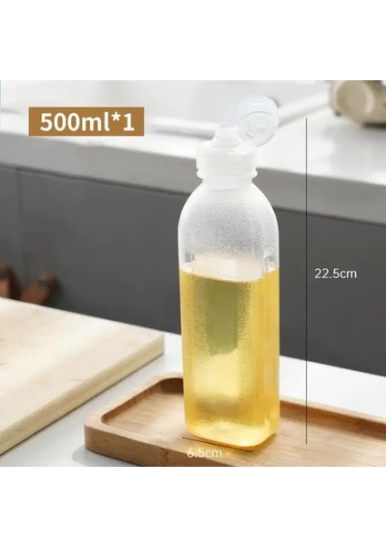 500 ml Yağ Şişesi Mutfak Sıkma Yağ Şişesi Dağıtıcı Anti Sızıntı Yağ Spreyi Şişeleri Sirke Sos Zeytinyağı Püskürtücü Mutfak Aksesuarları (Yurt Dışından)