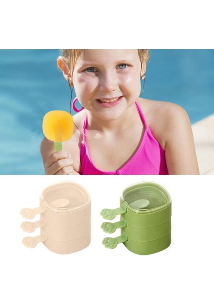 Nane Yeşil Dondurma Kalıbı Taşınabilir Popsicle Yapımcısı Kolay Bırakılan Dondurma Kabı Dondurulmuş Buz Popsicle Yapımcısı Meyve Pudingleri Popsicle Kalıbı (Yurt Dışından) fiyatları