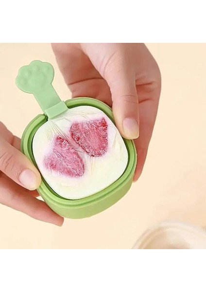Nane Yeşil Dondurma Kalıbı Taşınabilir Popsicle Yapımcısı Kolay Bırakılan Dondurma Kabı Dondurulmuş Buz Popsicle Yapımcısı Meyve Pudingleri Popsicle Kalıbı (Yurt Dışından) fırsatları