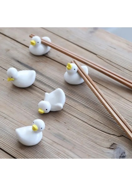 5 Pcs-13 5 Adet Sevimli Kedi Seramik Çubuklarını Tutucu Standı Güzel Tasarım Çubuk Raf Yastık Bakım Dinlenme Japon Tarzı Mutfak Sofra Araçları (Yurt Dışından)