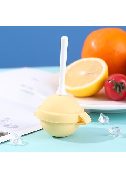 Sarı Stil 1 Taşınabilir Silikon Buz Kutusu Popsicle Kalıp Mini Dondurma Makinesi Buz Kalıp Ev Popsicle Topu Dıy Kalıp Ev Yapımı Popsicle Aracı (Yurt Dışından)