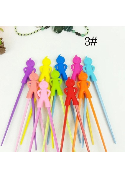 Stil 3 1 Çift Suşi Için Çubuklarını Bebek Çocuk Yemek Çubukları Kolay Kullanım Eğlenceli Öğrenme Eğitim Yardımcı Yemekler Akşam Yemeği Oyunu Çubuklarını Çocuklar (Yurt Dışından)