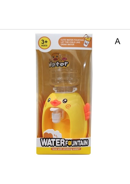 B Çocuk Simülasyon Su Sebili Oyuncak Mini Plastik Dayanıklı Karikatür Desen Temizlemesi Kolay Oyuncaklar Mutfak, Yemek ve Bar WWO66 (Yurt Dışından)