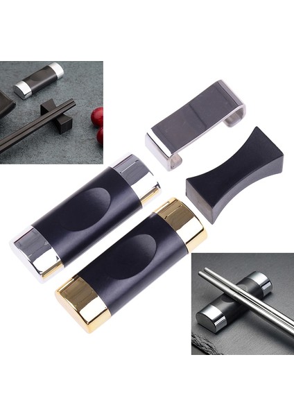N1 Yeni 1 Adet Görsel Dokunmatik Alaşım Çin Chopstick Dinlenme Çubuklarını Tutucu Kaşık Standı Raf Yastık Şekli Çerçeve Sanat Zanaat Mutfak Aletleri (Yurt Dışından)