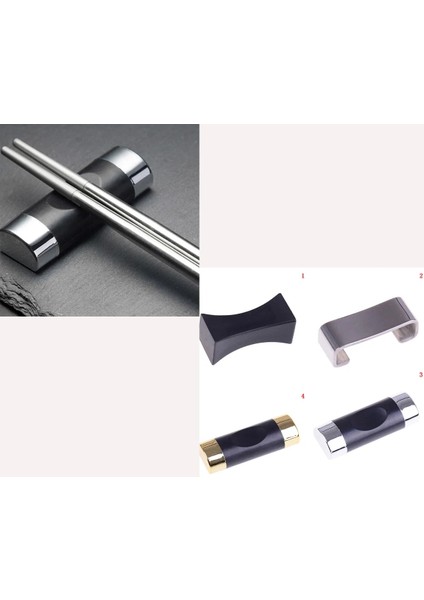 N1 Yeni 1 Adet Görsel Dokunmatik Alaşım Çin Chopstick Dinlenme Çubuklarını Tutucu Kaşık Standı Raf Yastık Şekli Çerçeve Sanat Zanaat Mutfak Aletleri (Yurt Dışından)
