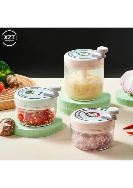 B 400/200 ml Manuel Et Kıyma Sarımsak Kıyıcı Döndür Sarımsak Presi Kırıcı Sebze Soğan Kesici Mutfak Pişirme Aksesuarları (Yurt Dışından)