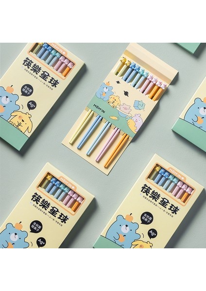 5 Çift 5 Çift Yemek Çubukları Taşınabilir Seyahat Sevimli Yemek Çubukları Gıda Suşi Çubukları Kaymaz Yeniden Kullanılabilir Temizlemesi Kolay (Yurt Dışından) modelleri