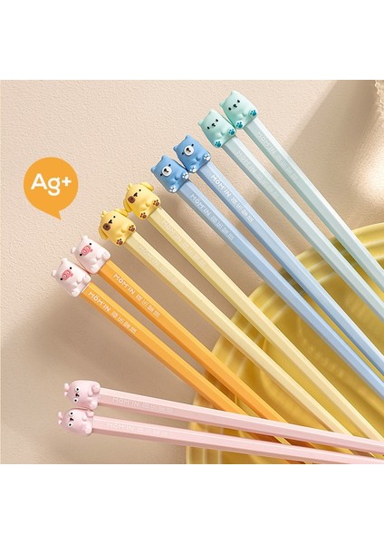 5 Çift 5 Çift Yemek Çubukları Taşınabilir Seyahat Sevimli Yemek Çubukları Gıda Suşi Çubukları Kaymaz Yeniden Kullanılabilir Temizlemesi Kolay (Yurt Dışından) indirimleri