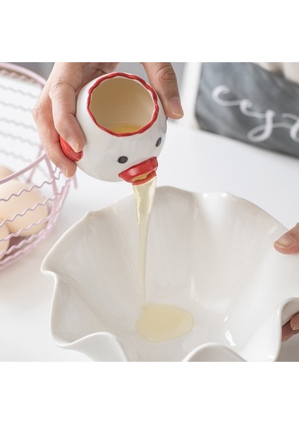 Gri Sevimli Karikatür Civciv Seramik Yumurta Bölücü Sarısı Proteini Mini Ayırıcı Sıvı Filtre Otomatik Ayırma Ayırıcı Açıcı Pişirme (Yurt Dışından) modelleri