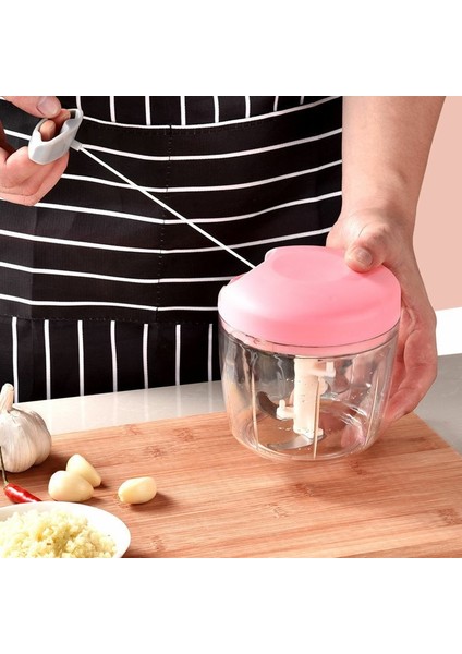 900 ml Sarımsak Ezici Et Meyve Sebze Püresi Triturator Sarımsak Kırıcı Manuel Çekme Dize Rende Öğütücü Araçları Mutfak Aksesuarları (Yurt Dışından) fırsatları