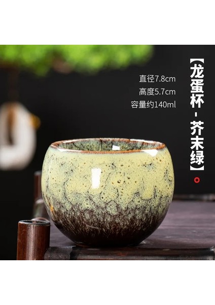 Açık Sarı Seramik Çay Bardağı Arapça Espresso Kahve Fincanı Çin Kung Fu Şeffaf Çay Su Bardakları Setleri Japon Çay Servisi (Yurt Dışından)