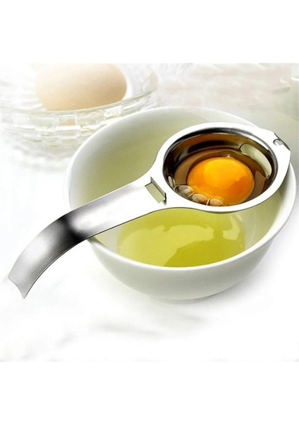 Gümüş Yumurta Ayırıcı Paslanmaz Çelik Yumurta Sarısı Beyaz Ayırıcı Gıda Sınıfı Yumurta Bölücü Yumurta Beyazı Sarısı Filtre Mutfak Aletleri Bakeware Için (Yurt Dışından) fiyatları