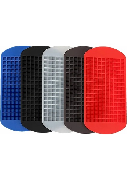 Mavi 23X12X1.3 cm 160 Izgaralar Silikon Buz Küpleri Dondurulmuş Mini Gıda Sınıfı Buz Kalıbı Meyve Üreticisi Bar Parti Puding Aracı Mutfak Aksesuarları (Yurt Dışından) fırsatları