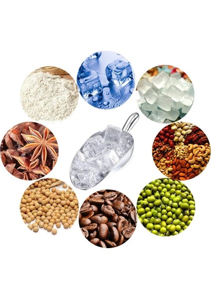 340ML Büyük Boy Alüminyum Alaşımlı Buz Küreği Tahıl Kahve Çekirdekleri Kazıyıcı Buz Kepçe Parti Bar Mutfak Depolama Ölçüm Aracı (Yurt Dışından) modelleri