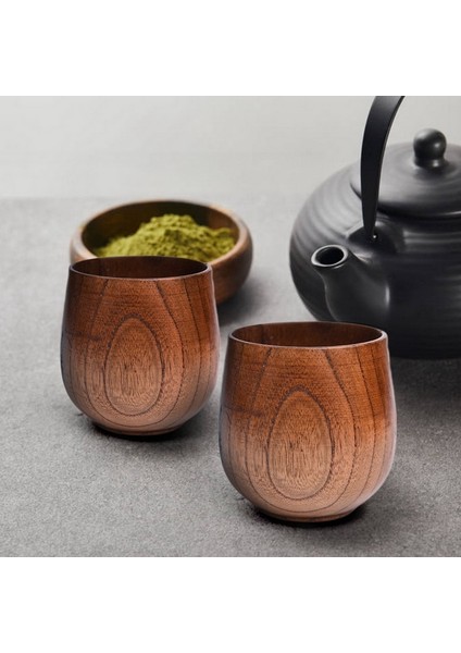 A-2 Ahşap Büyük Göbek Bardak El Yapımı Doğal Ladin Ahşap Bardak Bira Çay Kahve Süt Su Bardağı Mutfak Bar Drinkware Dropshipping (Yurt Dışından)