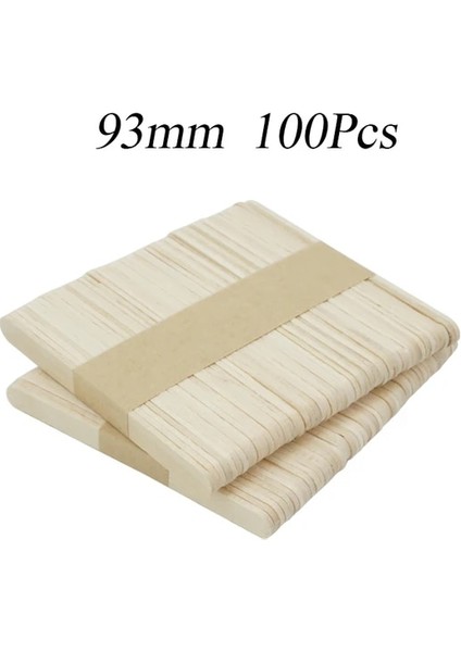 100 Adet 93MM 50/100 Adet Dondurma Dondurma Çubuğu Doğal Tahta Çubuklar Dondurma Kaşığı El El Sanatları Sanat Dondurma Lolly Kek Araçları (Yurt Dışından)