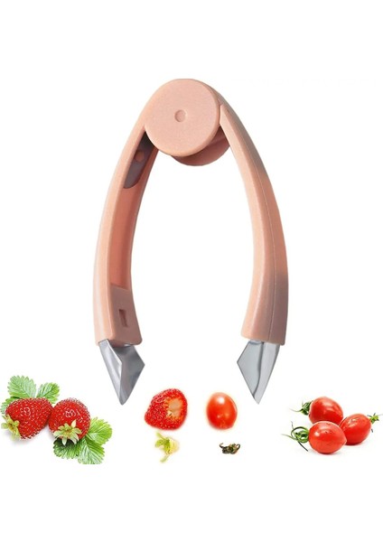 Mavi Ananas Cımbız Soyma Klipleri Çilek Kök Sökücü Meyve Bıçağı Çilek Domates Ananas Meyve Soyucu Için Cımbız (Yurt Dışından) fırsatları