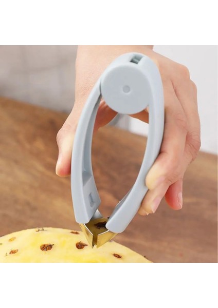 Mavi Ananas Cımbız Soyma Klipleri Çilek Kök Sökücü Meyve Bıçağı Çilek Domates Ananas Meyve Soyucu Için Cımbız (Yurt Dışından) indirimleri