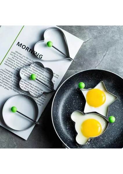 Stil 2 Kızarmış Yumurta Gözleme Şekillendirici Omlet Kalıp Kalıp Kızartma Pişmiş Yumurta Pişirme Araçları Mutfak Aksesuarları Gadget Yüzükler Waffle Makineleri (Yurt Dışından) indirimleri