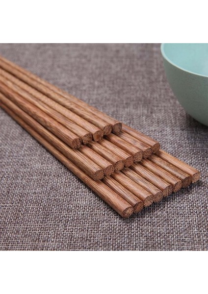 Stil 10 Günlük Tavuk Kanadı Ahşap Çubuklar Lakesiz ve Balmumusuz Japon Otel Ev Maun Çubukları 10 Çift Set (Yurt Dışından) modelleri