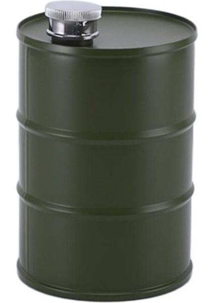 Yeşil 750 ml Taşınabilir Cep Şişesi Paslanmaz Çelik 25 Oz Yağ Davul Viski Şişesi Votka Şarap Şişesi Açık Sıvı Varil Sızdırmaz (Yurt Dışından)