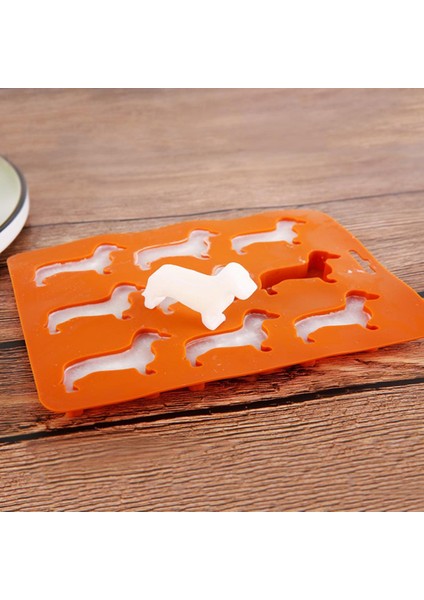 Mavi Buz Tepsisi Tatlı Kalıbı Gıda Sınıfı Esnek Isıya Dayanıklı 9 Boşluk Kolay Kalıptan Çıkarma Buz Yapma Süper Yumuşak Dachshund Köpek Şekilli P (Yurt Dışından) fiyatları