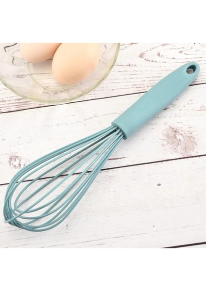 Yeşil Pratik Yumurta Çırpıcı Kolay Temizlenebilir Silikon Yumurta Çırpma Süt Karıştırma Çubuğu Şef Yardım Aracı Pp Kolu Süt Çırpıcı Mutfak Gadget (Yurt Dışından)
