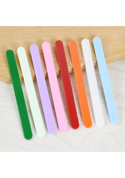 B06 10 Adet Akrilik Dondurma Çubukları 11 cm Yaz Dondurma Çubuğu Mutfak El Yapımı Dıy Dondurma Çubuğu Kek Sopa Mutfak Aksesuarları (Yurt Dışından) modelleri