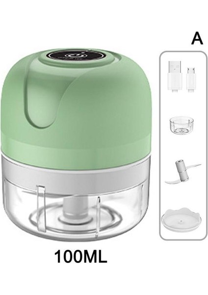 100ML 100/250ML Mini USB Kablosuz Elektrikli Sarımsak Ezici Kıyıcı Sebze Öğütücü Gıda Mutfak Biber Araçları Kıyma Presi Et I9Z0 (Yurt Dışından)