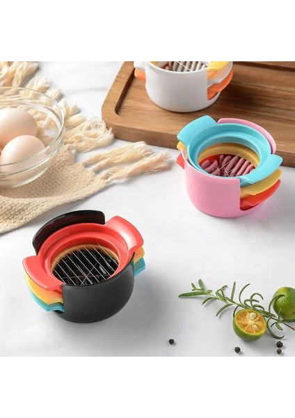 Stil 3 3 In 1 Yumurta Dilimleyici Yumurta Kesici Ev Haşlanmış Yumurta Yaratıcı Mutfak Aletleri (Yurt Dışından) modelleri