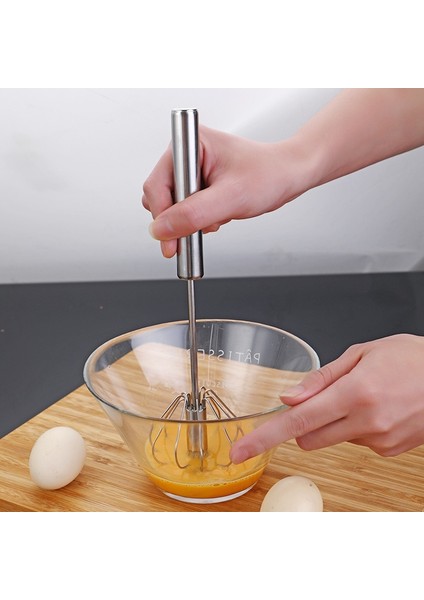 Küçük Yarı Otomatik Paslanmaz Çelik Yumurta Çırpıcı El Kek Pasta Blender Döner Krem Çırpma Süt Mikser Mutfak Pişirme Aksesuarları (Yurt Dışından) indirimleri