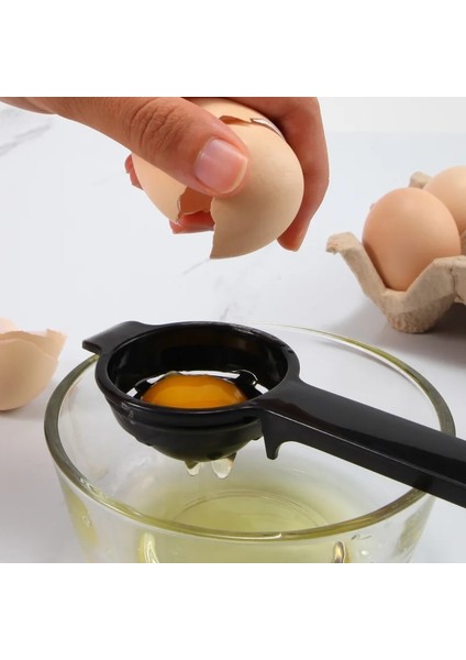 Siyah Dıy Yumurta Sarısı Beyaz Ayırıcı Yumurta Bölücü Mutfak Pişirme Yumurta Araçları Filtre Yumurta Ayırıcı Mutfak Aletleri Pişirme Aletleri Sıcak 1 Adet (Yurt Dışından) fiyatları