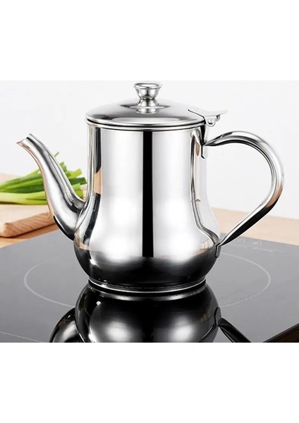 18 Oz Paslanmaz Çelik Yağlayıcı Süzgeçli Gres Saklama Kabı Paslanmaz Çelik Yağ Filtresi Pot Süzgeçli Gres Dağıtıcı Yağ (Yurt Dışından)