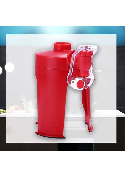 Kırmızı - 1 Yaratıcı Soda Kola Şişesi Baş Aşağı Içme Dispenseri Tasarrufu Su Içecek Dispenserleri Musluk Parti Ev Bar Mutfak Aletini Satın Alın (Yurt Dışından) fırsatları