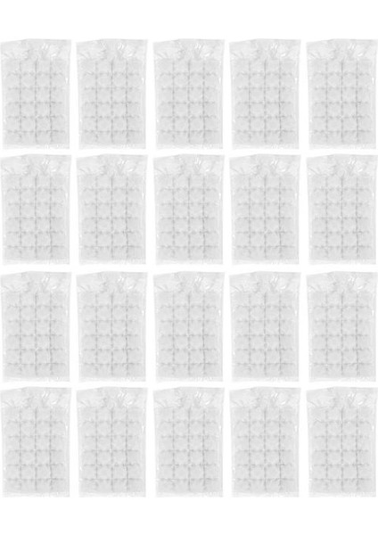 Temizle 20 Adet Çevre Dostu Buz Küpü Tepsileri Gıda Sınıfı Buz Torbaları Çevre Dostu Buz Yapma Istiflenebilir Buz Küpü Kalıp Tepsileri (Yurt Dışından)